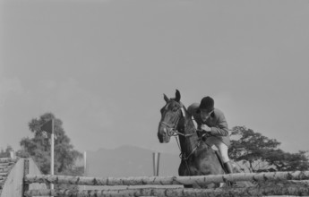 CSIO Lucerne 1974: Janou Tissot on Rocket