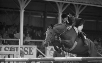 CSIO Lucerne 1974: Janou Tissot on Rocket