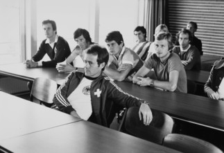 Köbi Kuhn at the national team training camp in 1976