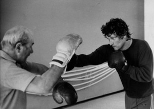 Fritz Künzli training with Jack Kratzer in 1975