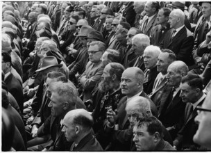 Citizens at the Nidwalden Landsgemeinde 1967