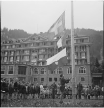 Children from Poland on holiday in Switzerland, 1946