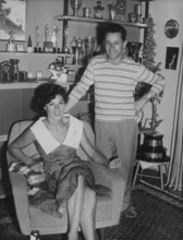Luigi and Tilde Taveri at home in 1962