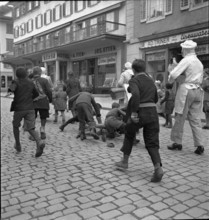 Nüsslen at the carnival in Schwyz, 1950