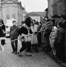 Carnival parade in Zurich, 1960