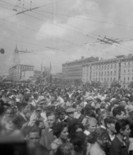 Swiss at the World Youth Festival in Moscow, 1957