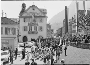 Nidwalden Landsgemeinde parade Stans 1967