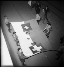 May 8, 1945, Armistice Day: Scouts collect for the Swiss donation