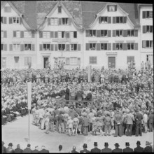 Glarus: Landsgemeinde, in the Ring 1957