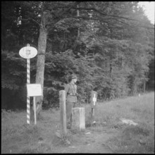 Jestetten border at the end of the war in 1945