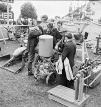 42nd MarchéConcours Saignelégier, agricultural machinery, 1945
