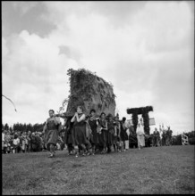 53rd MarchéConcours Saignelégier, parade, 1956