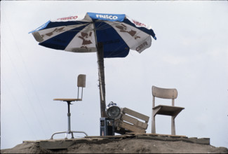 Occupation of the construction site for the planned Kaiseraugst nuclear power plant in 1975