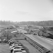 LausanneGeneva motorway near Vidy, 1961