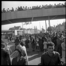 Provisional Globus at the opening, Zurich 1961