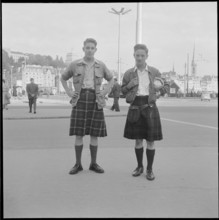 Scottish tourists in Zurich 1955