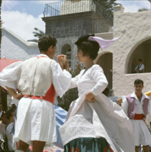 Traditional dance in Tenerife 1970