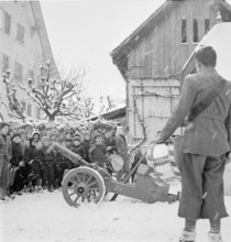 Ash Wednesday cadets in Elgg, 1945