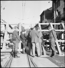 WW2: small border traffic, national border Moillesullaz 1944