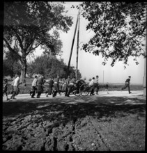 War fire brigade, fire drill, 1939