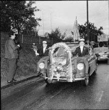 Reception for World Champion Luigi Taveri in Horgen 1964