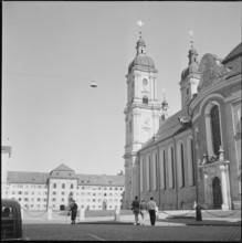 St. Gallen Monastery Church, south facade 1940