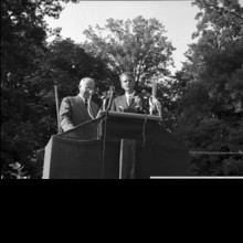 Church bell lifting ceremony Zurich Friesenberg 1947