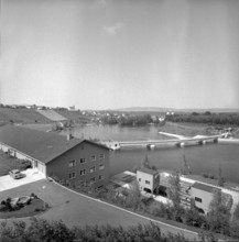 Athletics swiss championships 1957 Berne, finals 800m: Thevenaz (138) wins
