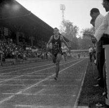 Athletics swiss championships 1958 Zurich, ladies finals discus: Bolliger wins