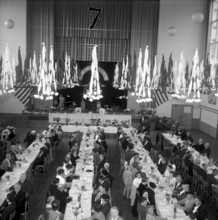 Meeting of an American sect in Zurich, 1948