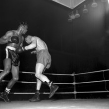 Sugar Ray Robinson vs Jean Wanes, Zurich 1951