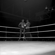 Sugar Ray Robinson (pictured) vs Jean Wanes, Zurich 1951