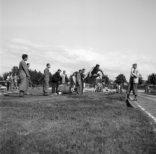 Athletics swiss championships 1939, 10'000m: Bally wins