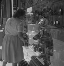 Scene from the Langstrasse in Zurich 1949.