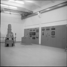 Wildegg-Brugg power station, monitoring center 1952.