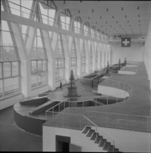 Turbine room Birsfelden power station 1955.