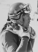 Ski World Cup in Val d'Isère 1973: Bernhard Russi.