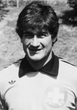 National team keeper Erich Burgener 1982.
