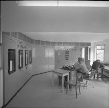 Grande Dixence, monitoring center 1966.