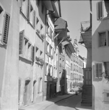 Aarau, lane in the old town; 1953.