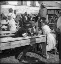 Mountain festival on the Hornberg in Saanenmöser, Switzerland, 1940.