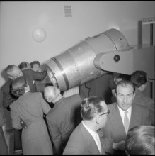 Cobalt 60 radiotherapy unit set in operation, Geneva 1956.