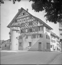 Bülach; inn and butcher's Zum goldenen Kopf; 1940.