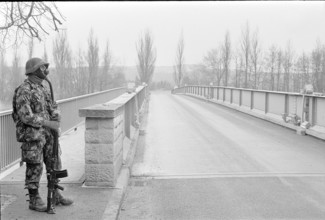 Winter manoeuvre near Winterthur 1971.