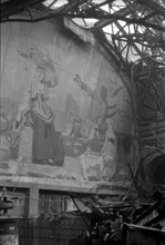 Fire at Lucerne main station 1971.