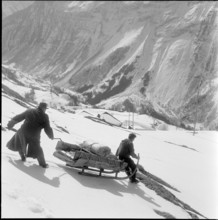 The 1000th donated bed by the Red Cross, 1956.