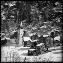 Herbriggen, be threatened with landslide; 1959.