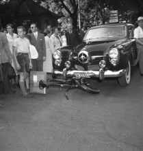 Bicycle accident, 1950.