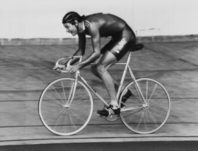Track Race WC 1981: Hans Känel.
