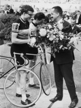 Blick kilometer test 1966: Winner Xaver Kurmann and Martin Speich.